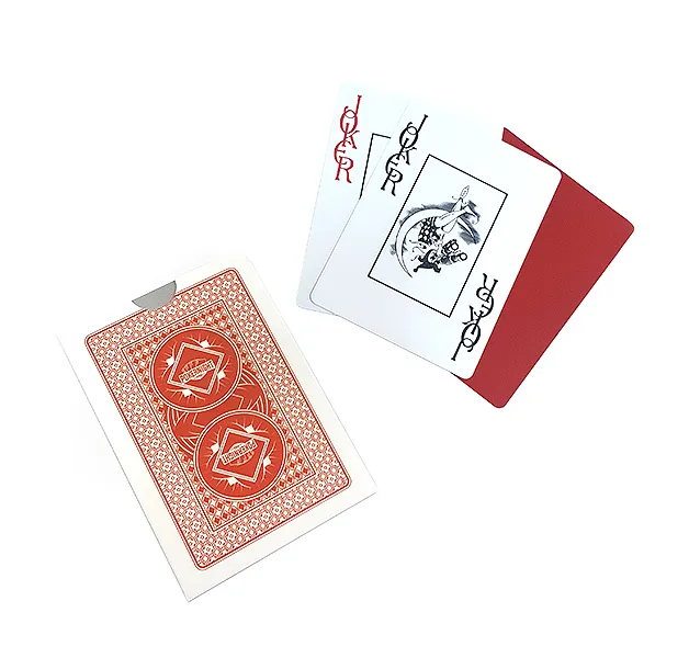 Карты для покера Poker Night Pro red 100% пластик