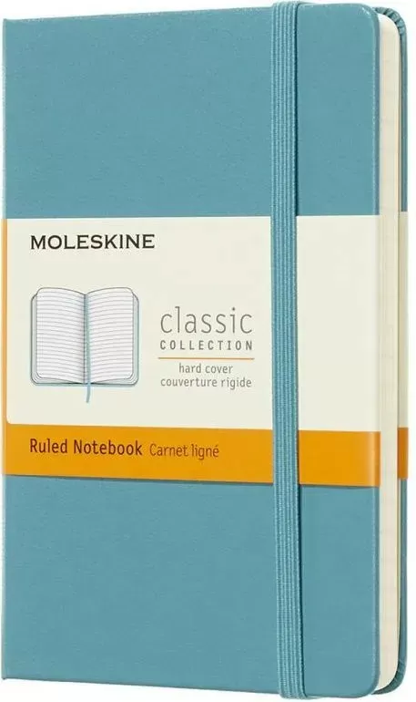 Записная книжка Classic (в линейку) Pocket голубой