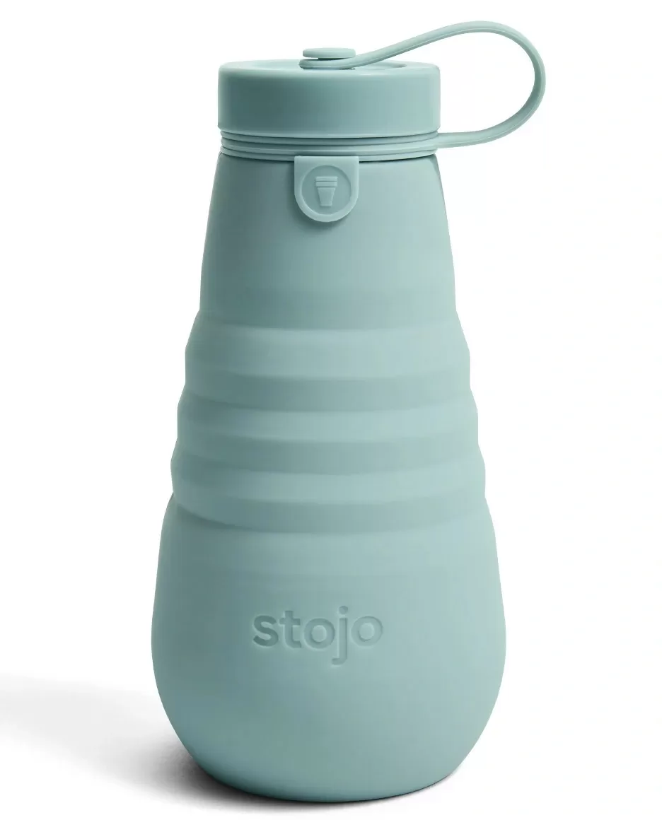 Бутылка складная Stojo W1-AQU, 590 мл.