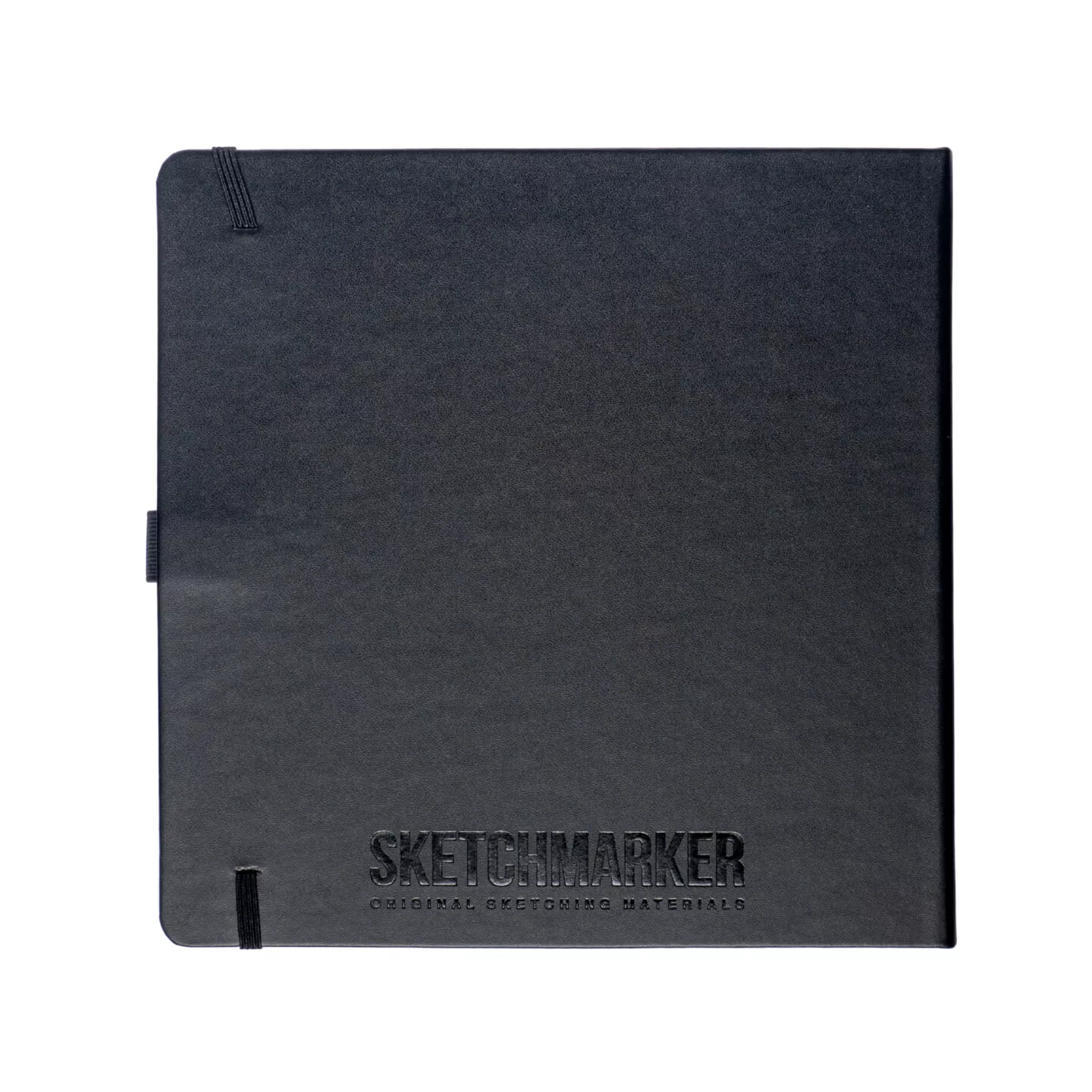 Блокнот для зарисовок Sketchmarker 140г/кв.м 20*20cм 80л (Черный)