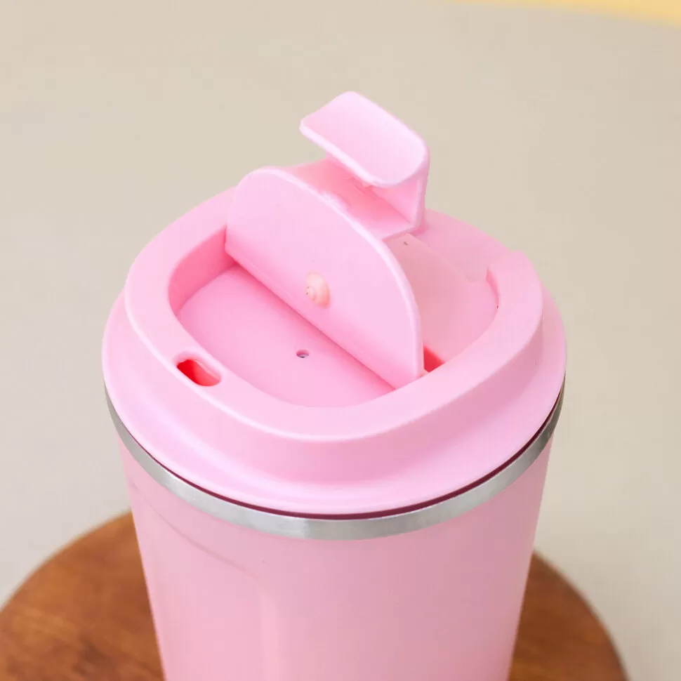 Термокружка Mini coffee (pink), 380 мл.