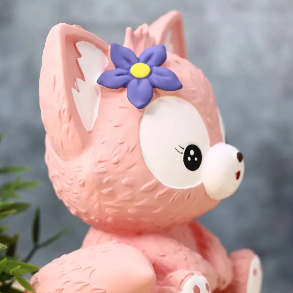 Копилка Flower fox (pink)