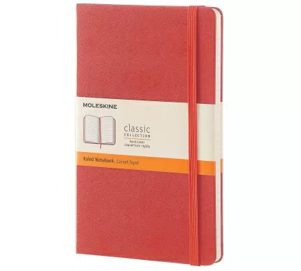 Записная книжка Classic (в линейку) Large оранжевый