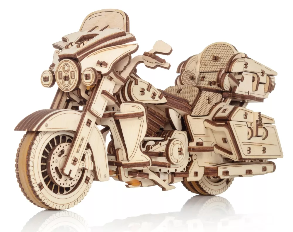 Конструктор деревянный 3D EWA Мотоцикл Байк
