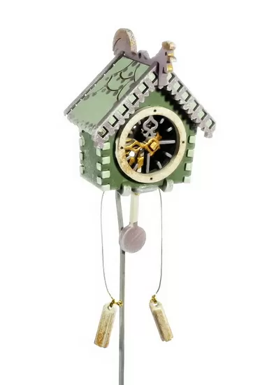 Елочная игрушка Часы с маятником (хакки)