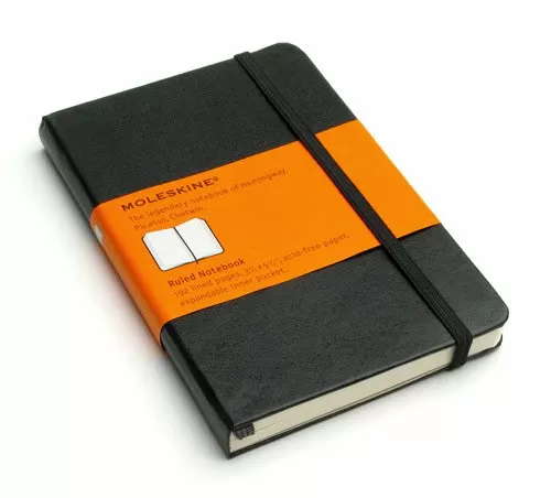 Записная книжка Classic (в линейку) Pocket черная