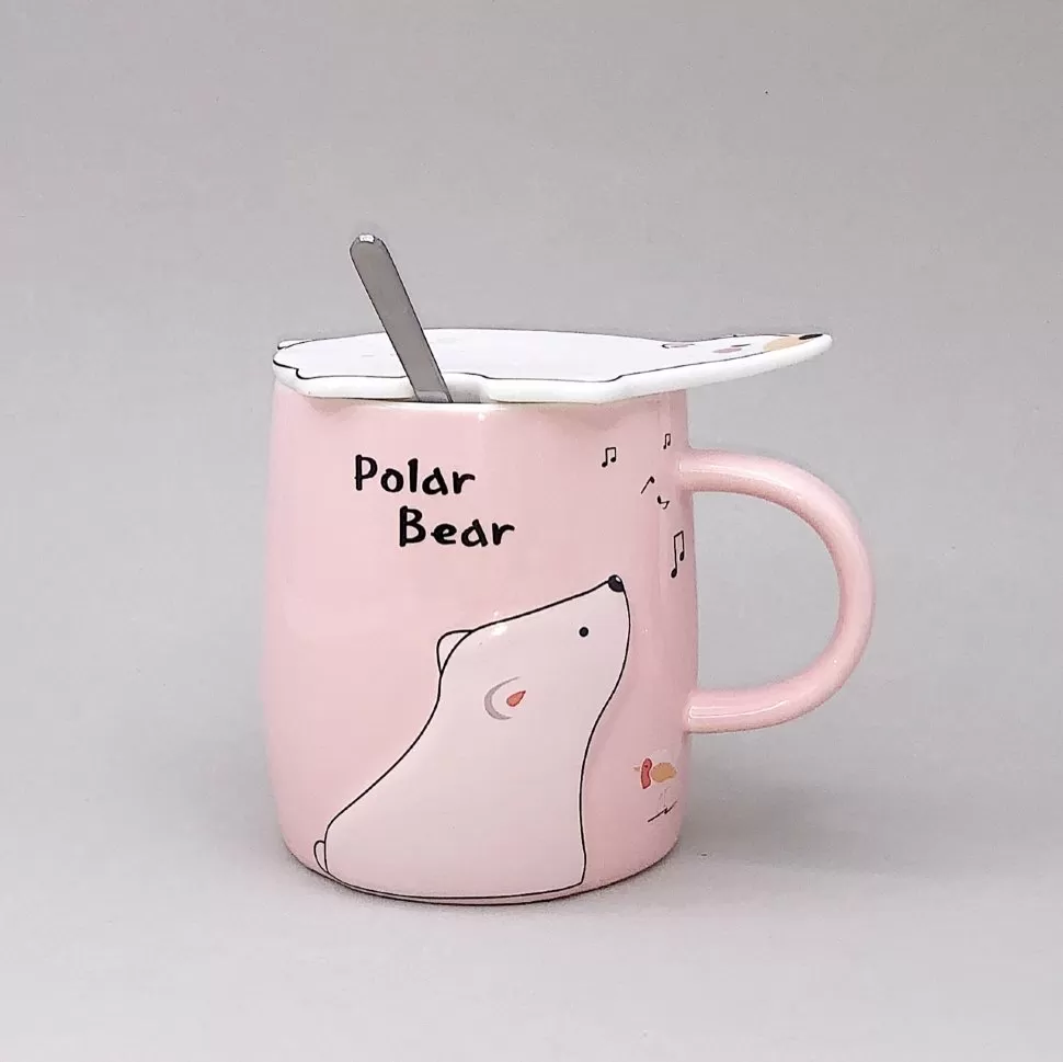 Кружка Polar bear, pink