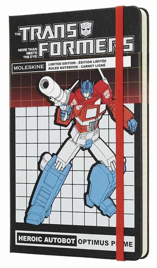 Записная книжка Le Transformers Optimus Prime (в линейку), Large