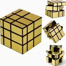 Зеркальный Кубик 3x3 Золотой