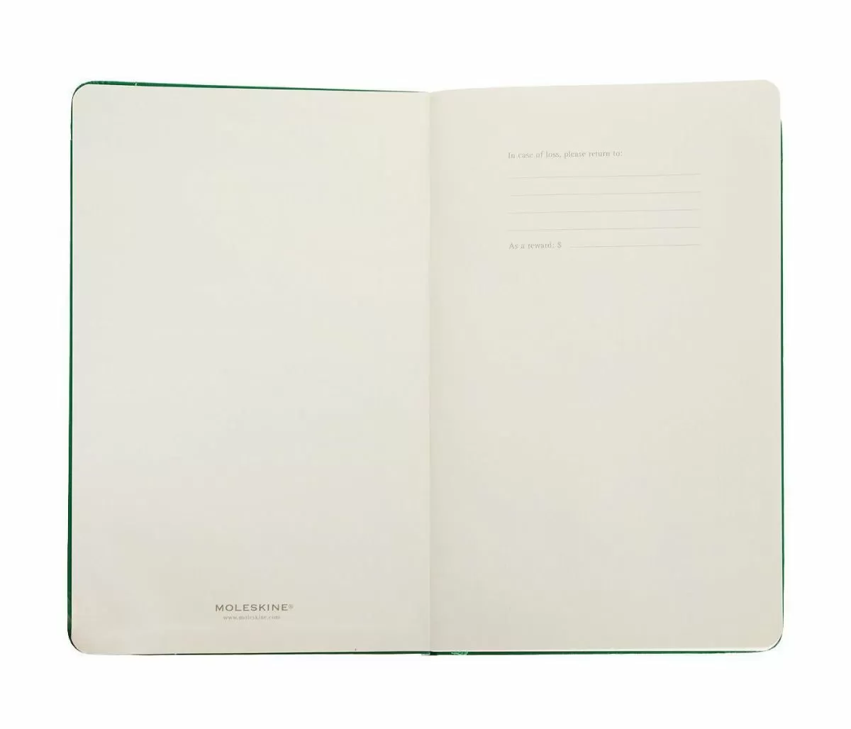 Записная книжка Classic (нелинованная) Large зеленый