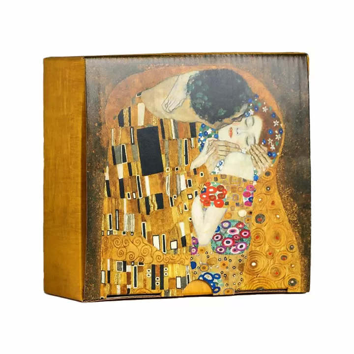 Коробка складная Поцелуй. Густав Климт, 15х15х7 см