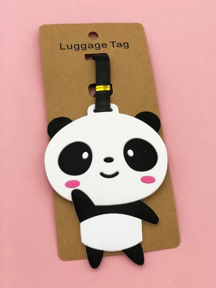 Бирка для багажа Panda happy