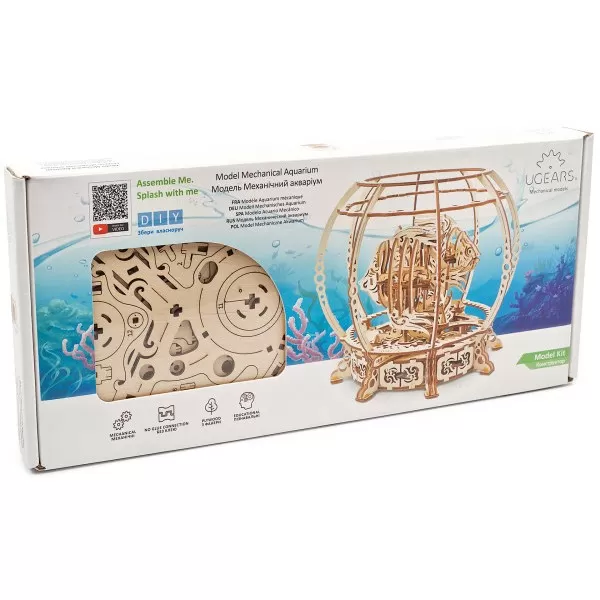 3D-пазл UGears Механический аквариум