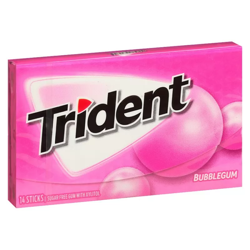 Жевательная резинка Trident Bubblegum Gum