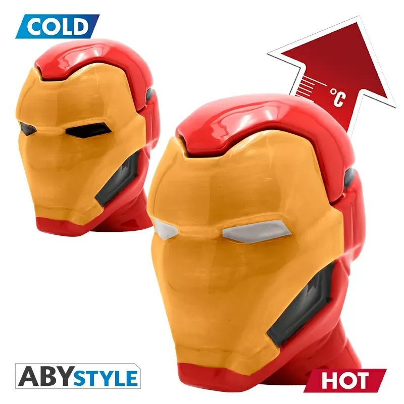 Кружка 3D ABYstyle: Marvel: Mug 3D: Heat Change: Irom Man x2 