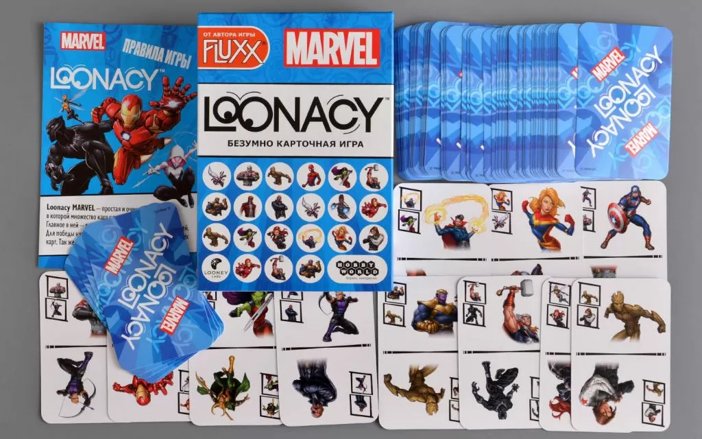 Настольная игра Loonacy Marvel