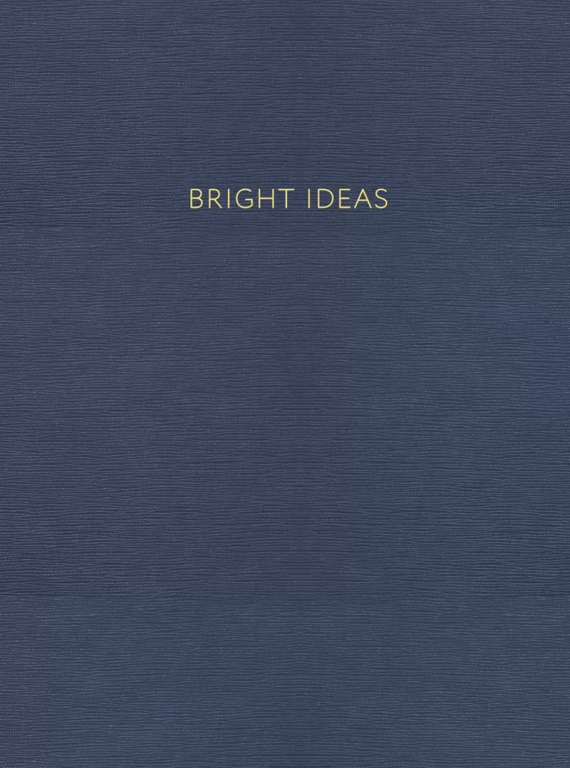 Блокнот Bright Ideas (синий) в точку