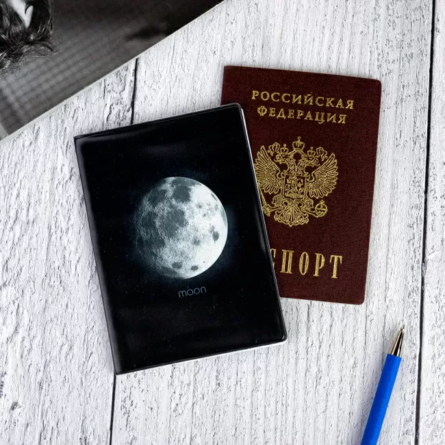 Обложка для паспорта Moon