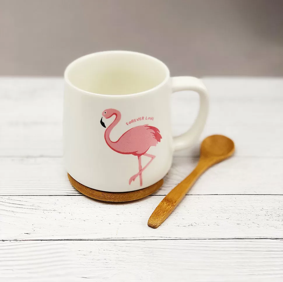 Кружка Flamingo (белая)