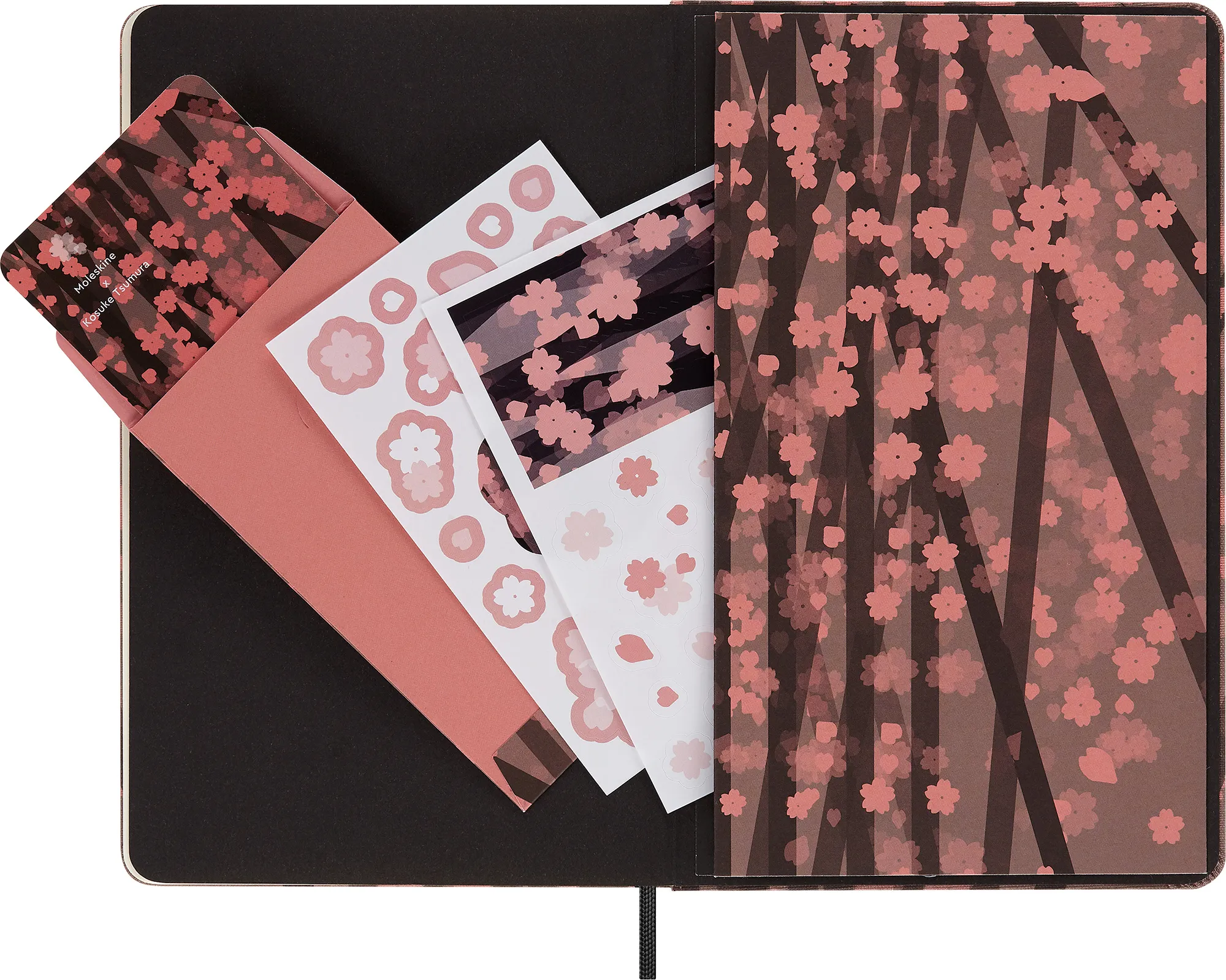 Записная книжка Le Sakura Large (в линейку) темно-розовый