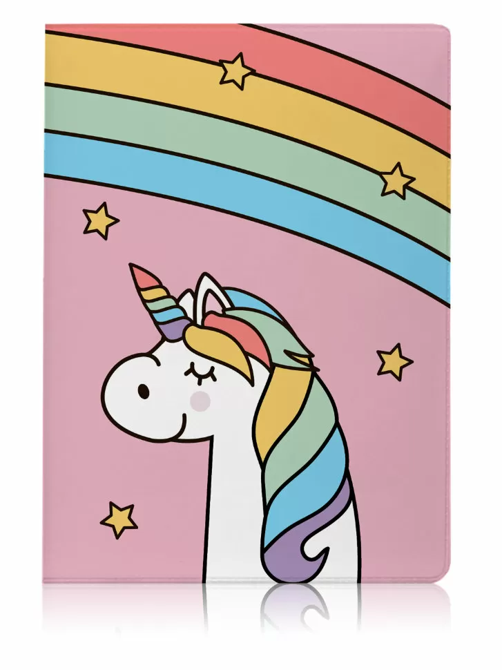 Обложка для паспорта Rainbow Stars