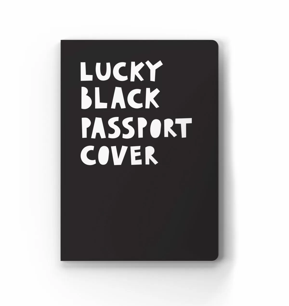 Обложка на паспорт Lucky black passport cover