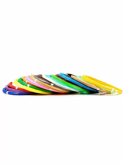Набор пластика для 3D ручек: ABS-20 (20 цветов)