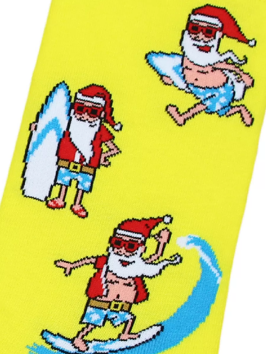 Носки Санта желтый (41-45)