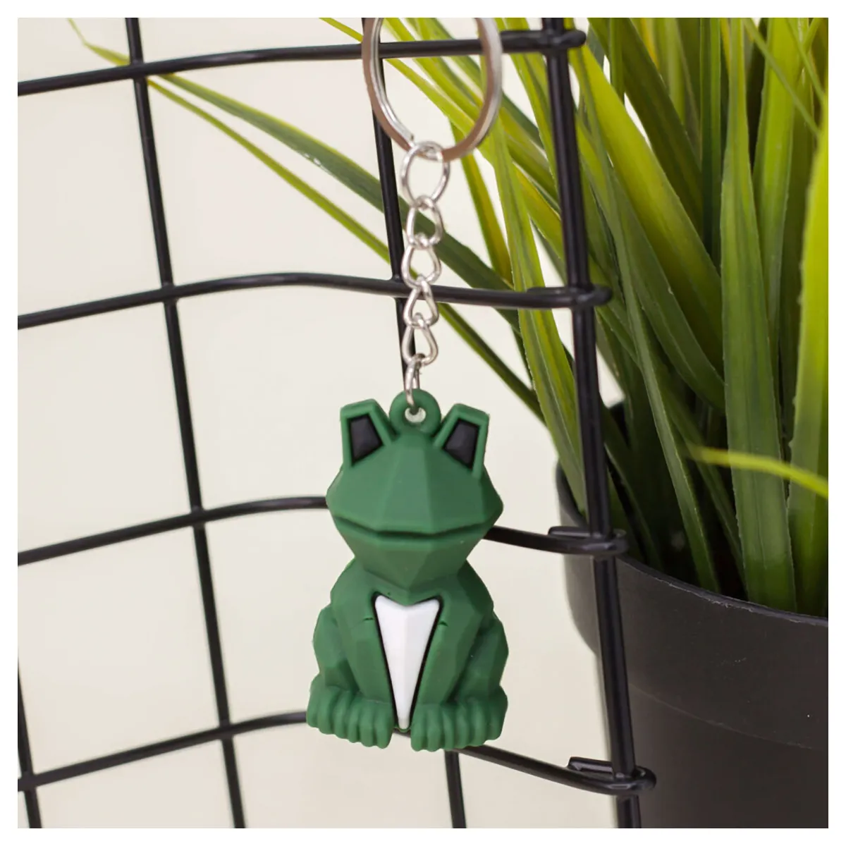 Брелок Statuette frog (green)