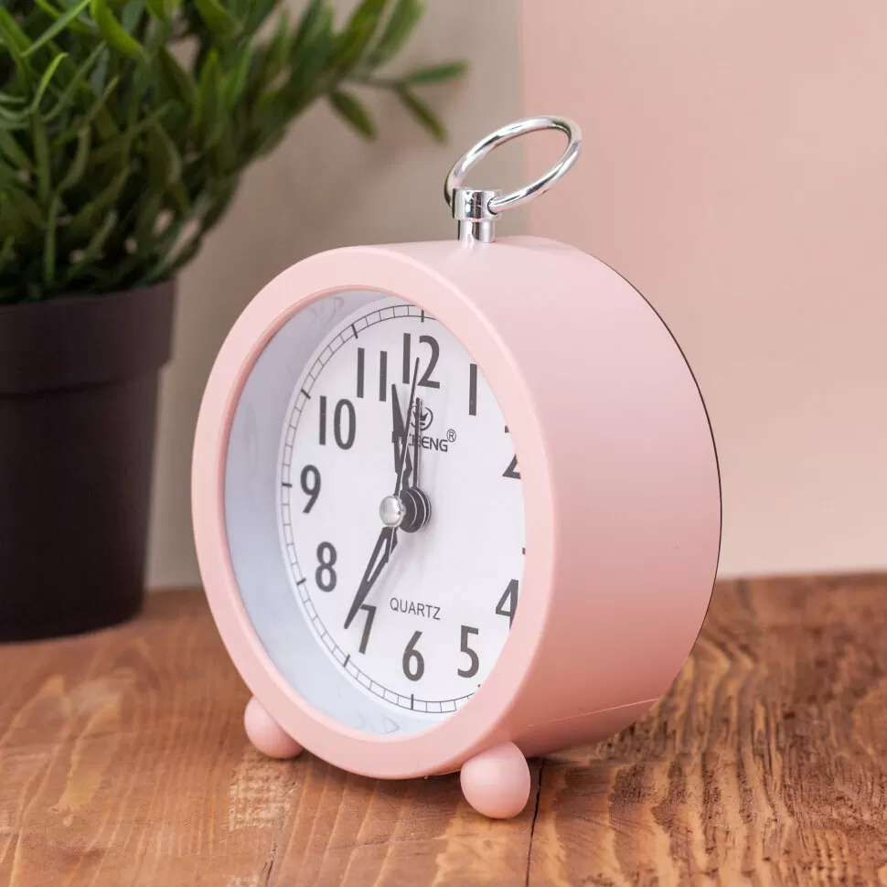 Часы-будильник Every day (pink)