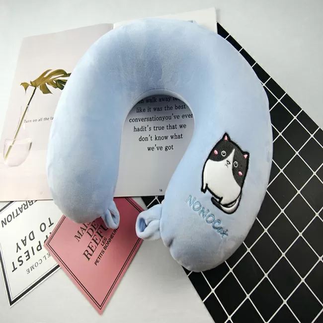 Подушка для путешествий Cat (голубая)