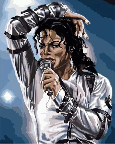 Картина по номерам 40х50 Майкл Джексон (VA-3052)