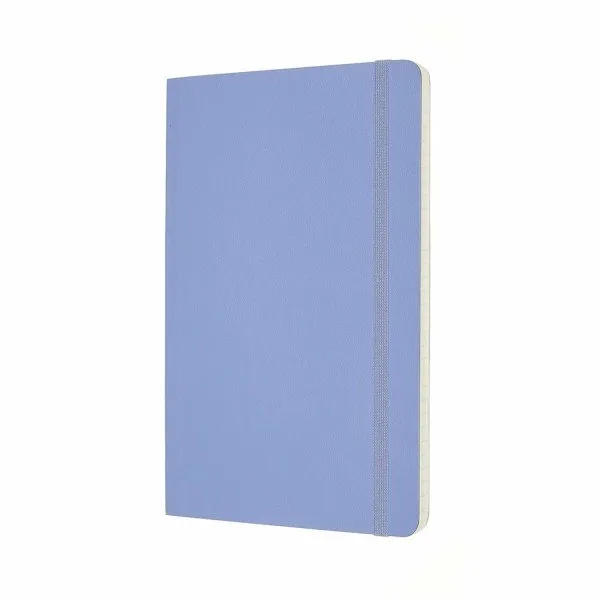 Записная книжка Classic Soft (в линейку) Large голубая гортензия