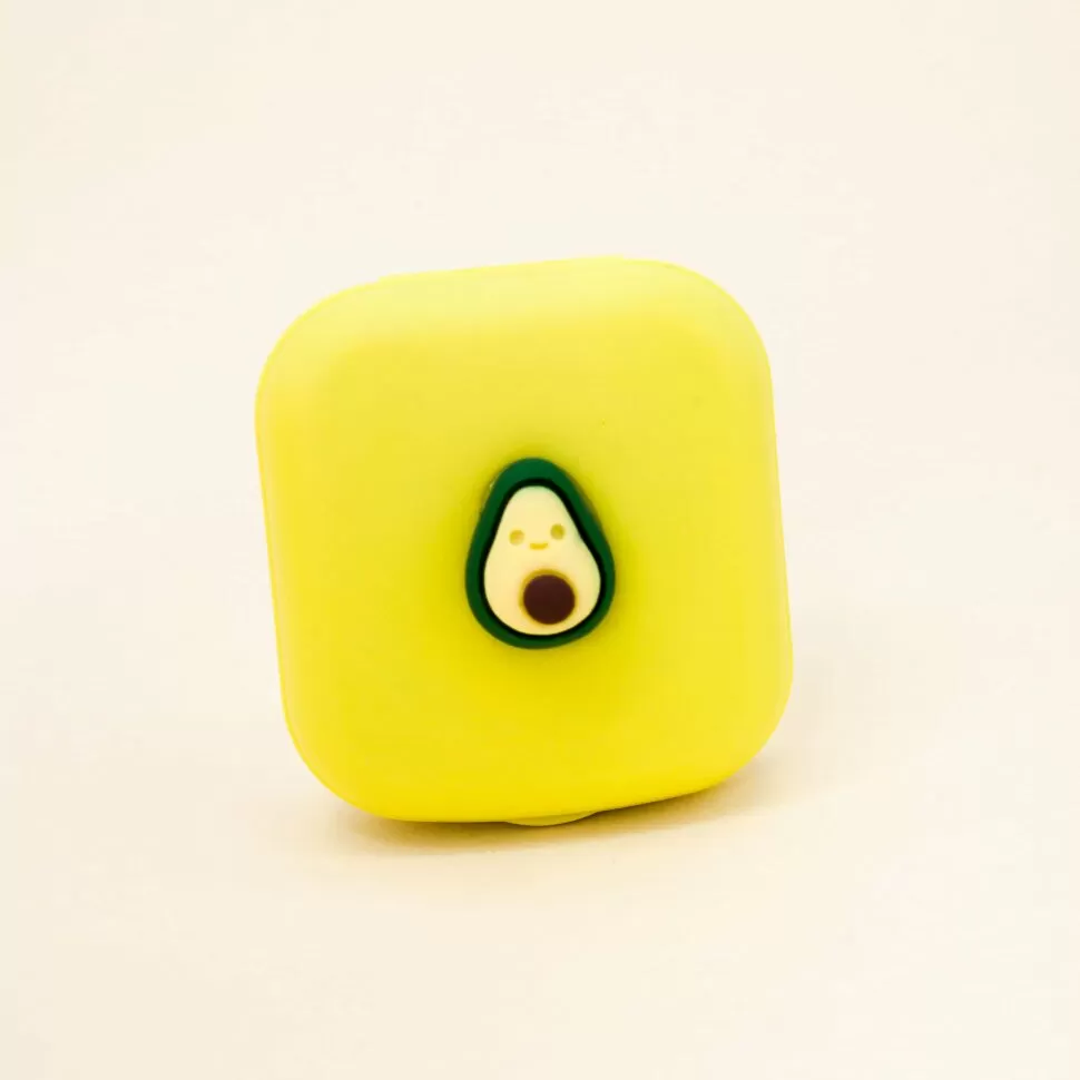 Контейнер для линз Mini Avocado (green)