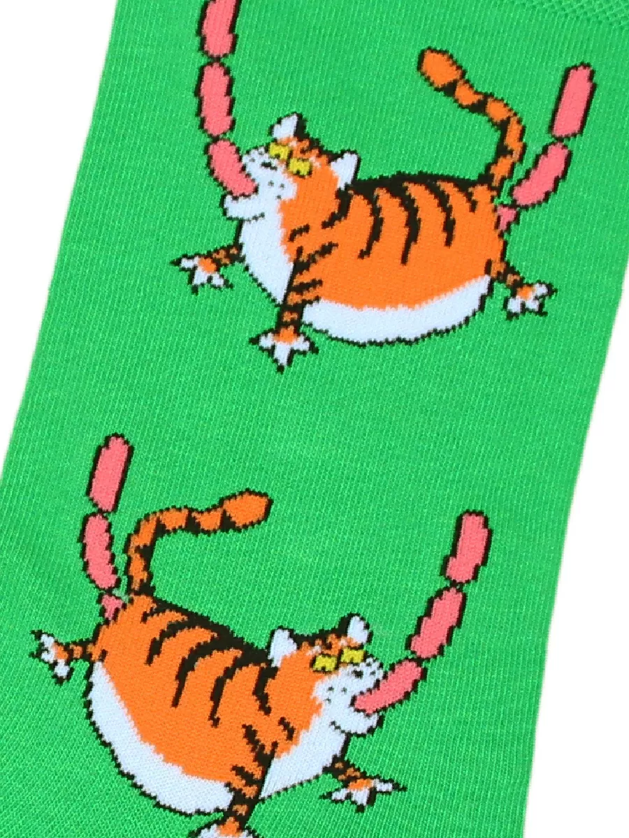 Носки Тигр зеленый (41-45)
