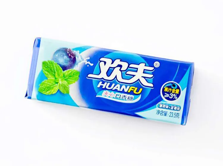Жевательная резинка Huanfu Blueberry черника