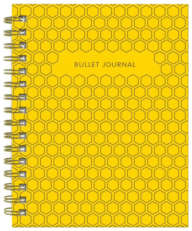 Блокнот Bullet Journal (Желтый) в точку