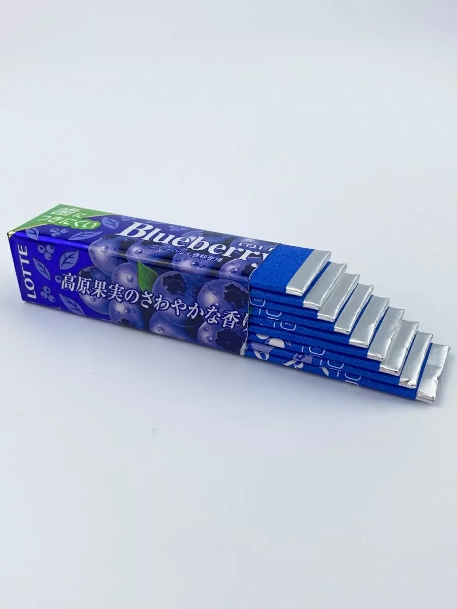 Жевательная резинка Lotte Blueberry Gum
