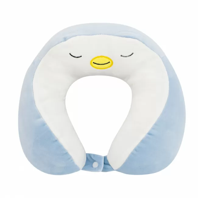 Подушка для путешествий Пингвин (голубая)