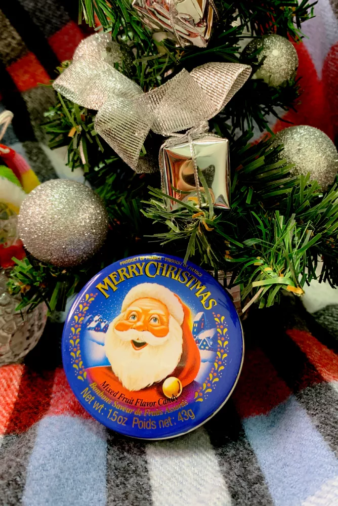 Леденцы Rendez Vous рождественские со вкусом фруктов Санта Клаус, 43 г.