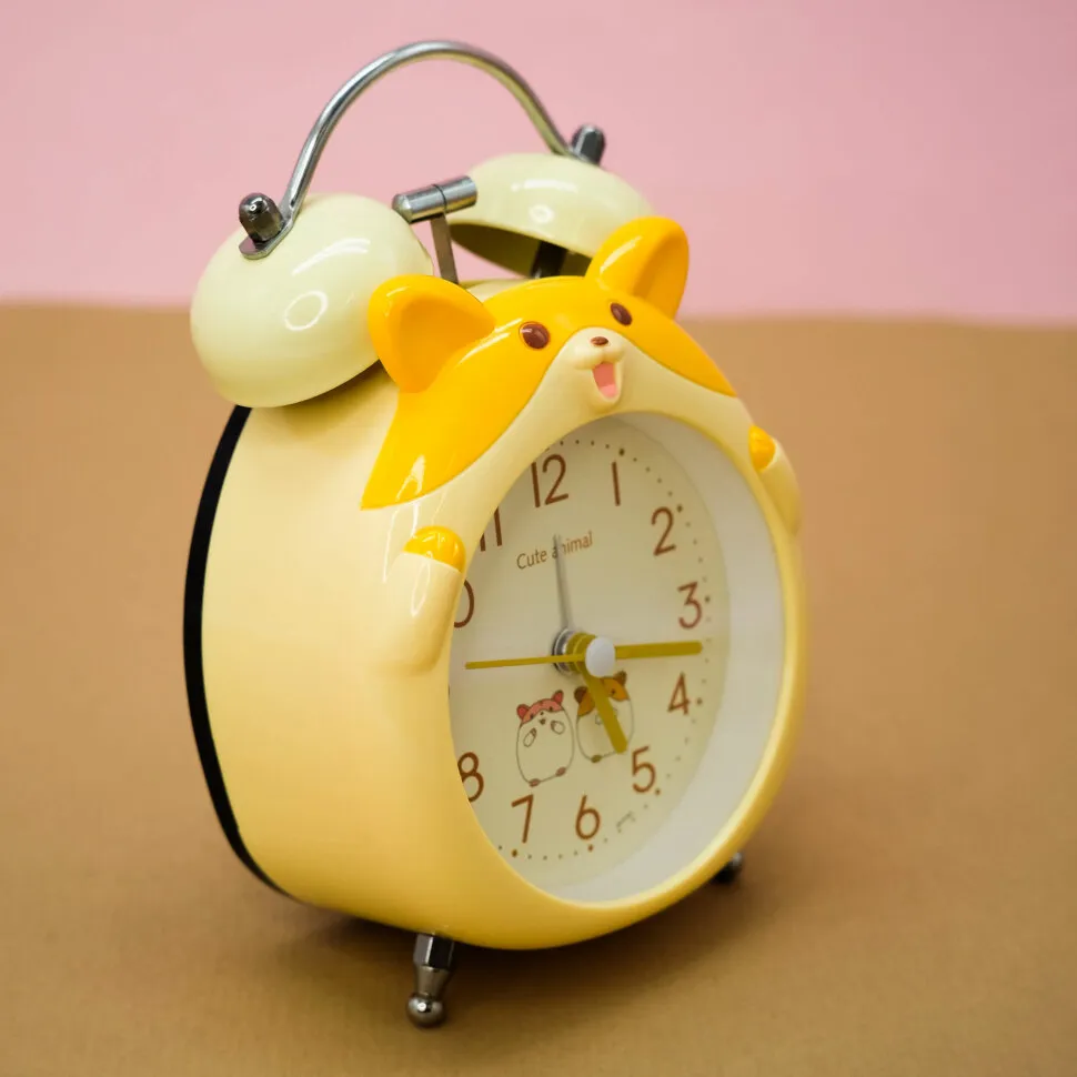 Часы-будильник Hamster (yellow)