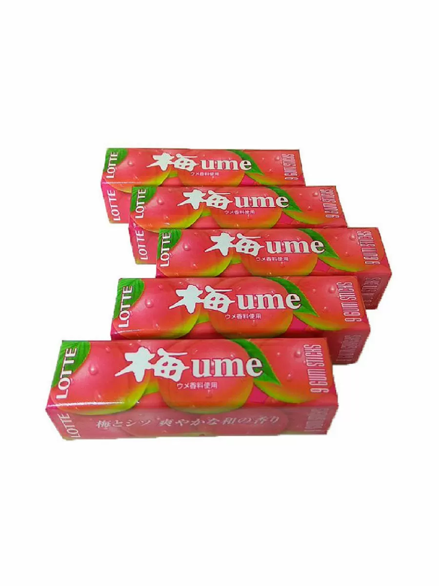 Жевательная резинка Ume Gum со вкусом японской сливы и крапивы