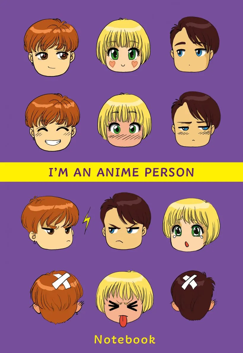 Блокнот Im an anime person для истинных анимешников