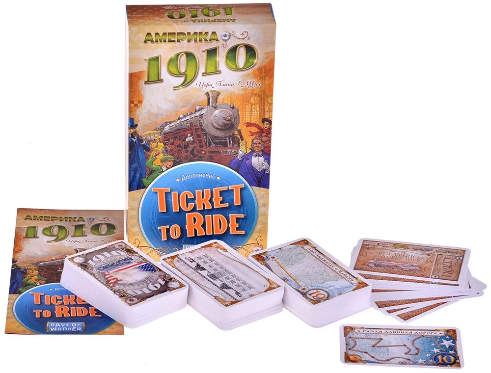 Настольная игра Билет на поезд Америка 1910