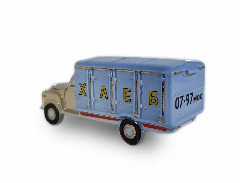 Елочная игрушка ГАЗ-53 Хлеб (голубой)