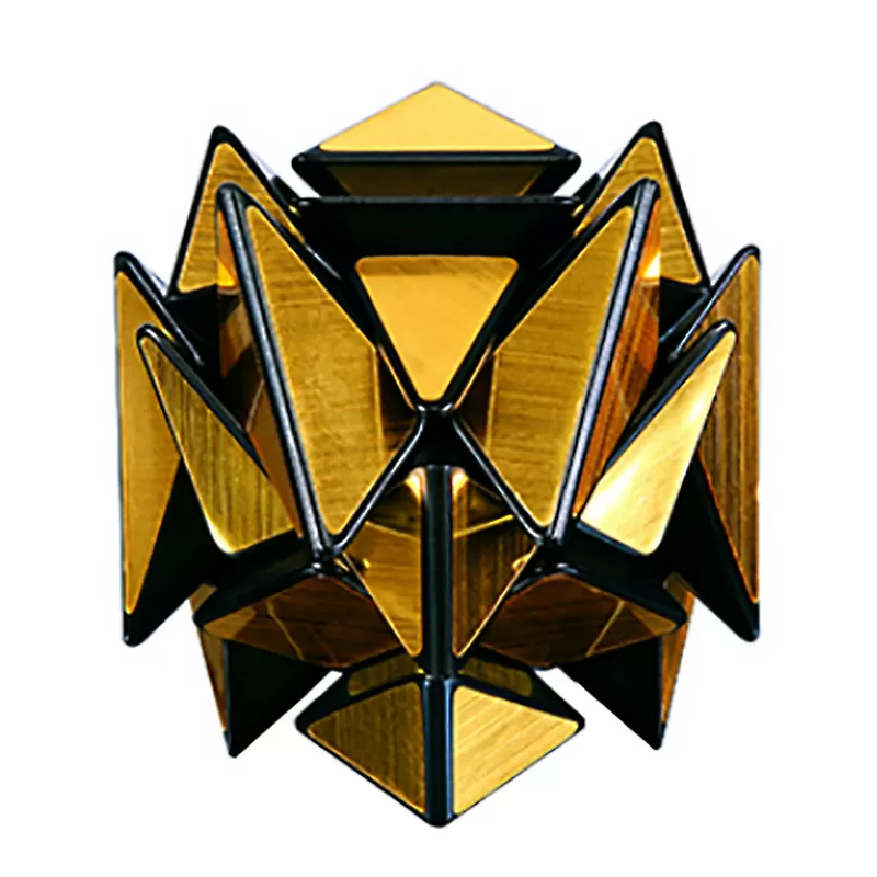 Кубик Трансформер Зеркальный Золото