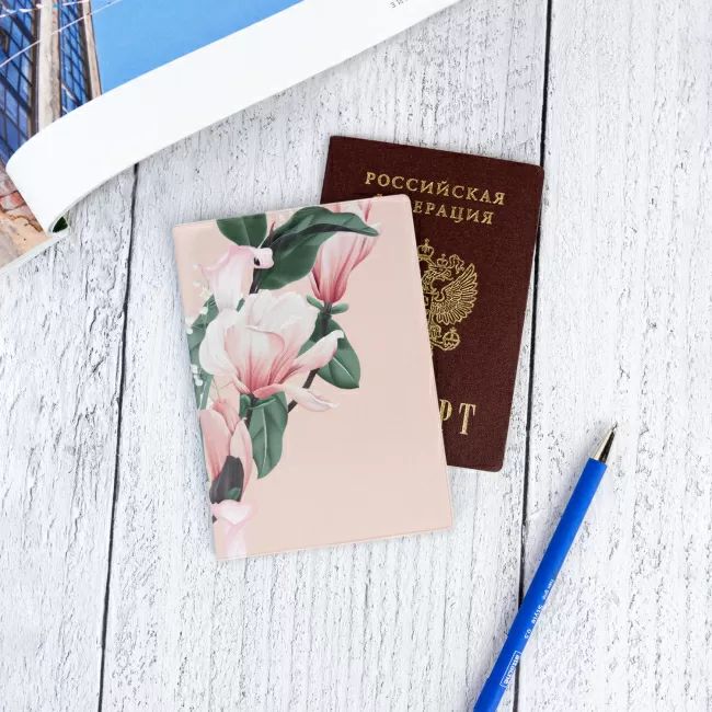 Обложка для паспорта Floral motifs