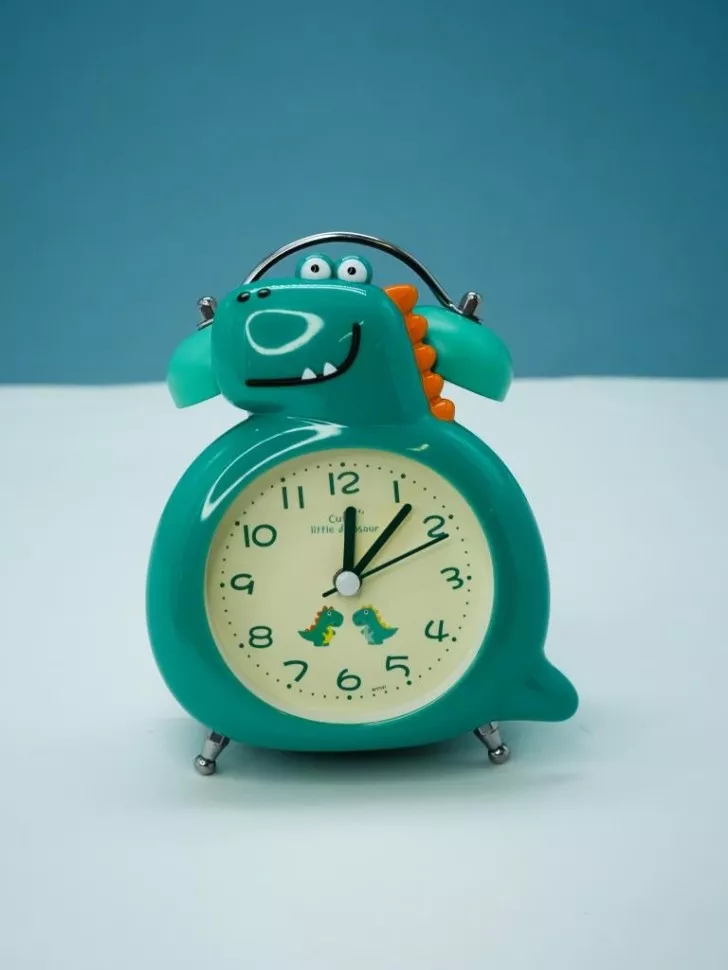 Часы-будильник Dino (dark green)