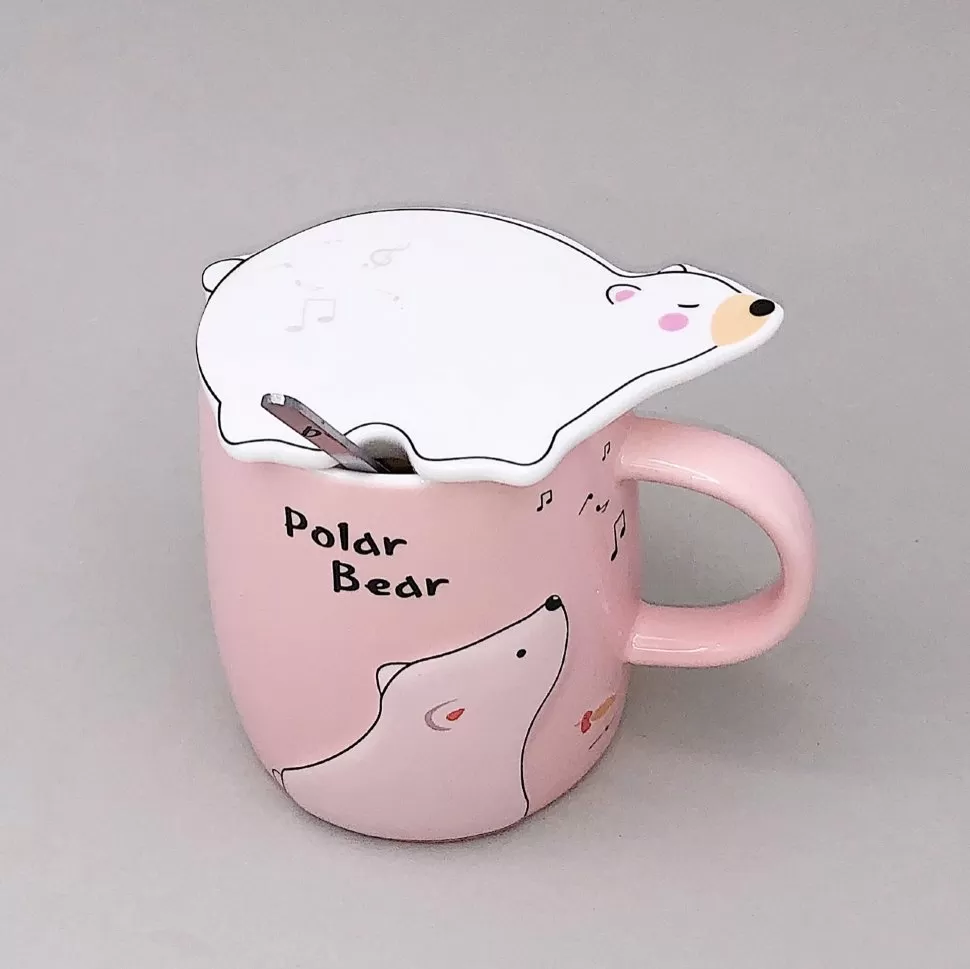 Кружка Polar bear, pink