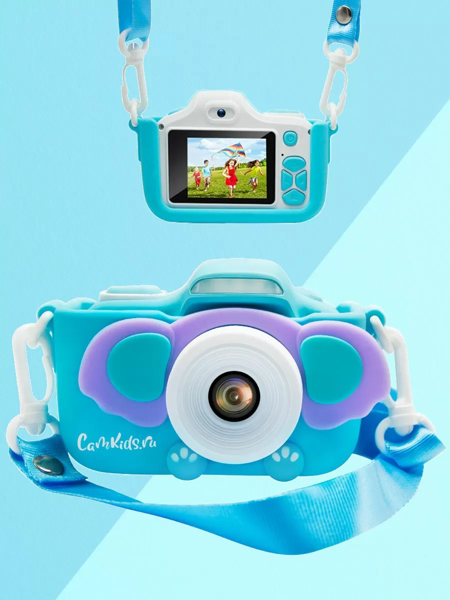 Детский фотоаппарат Kids Cam Слон